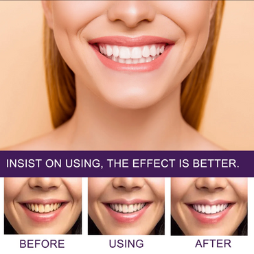 Purple whitening toothpaste brightening color corrector teeth whitening