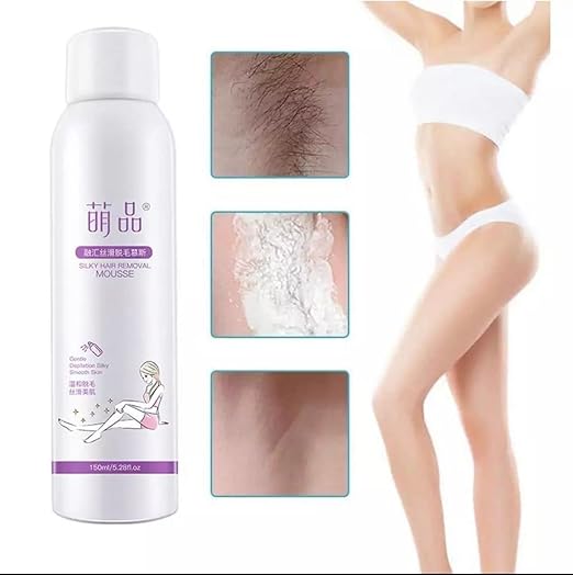 Hair Removal Spray for Silky and Smooth Skin hair removal mousse for men women