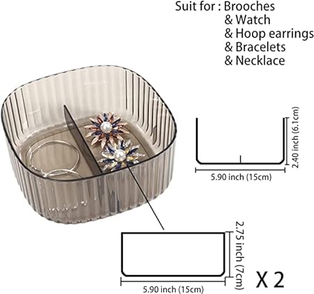 Transparent Jewelry Storage Box