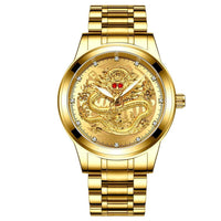 Luxury Golden Dragon Watch