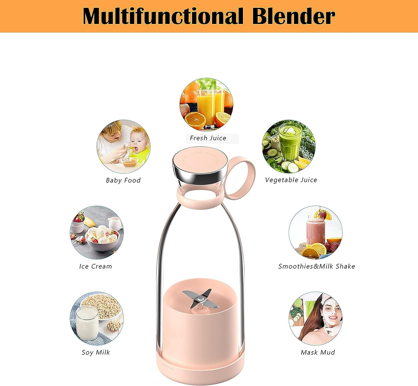 Portable juicer bottle /زجاجة عصير متنقلة