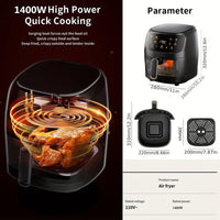 Air Fryer 8 Liter - Digital Oil-Less Air Fryer