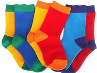 Multi Colored Socks for Kids (5 sets per pack)