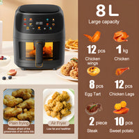 Air Fryer 8 Liter - Digital Oil-Less Air Fryer