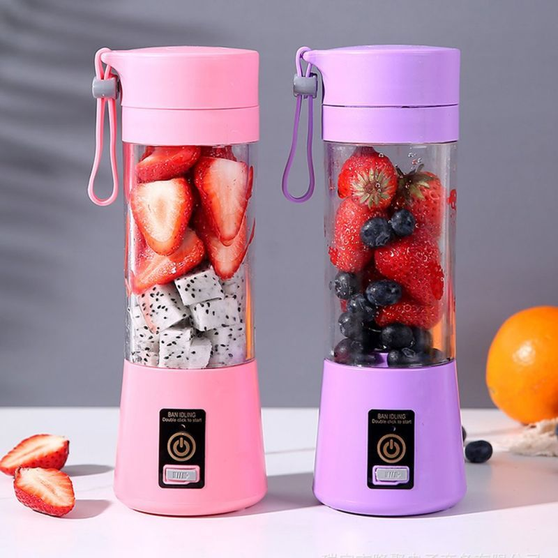 Portable juicer blender bottle /زجاجة خلاط عصير محمولة