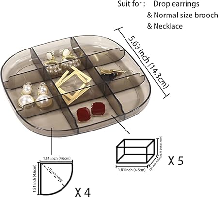 Transparent Jewelry Storage Box