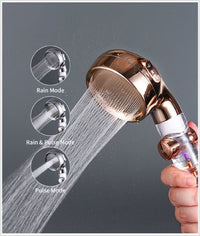 Multimode High Pressure Adjustable Filtering Rainfall Shower Head