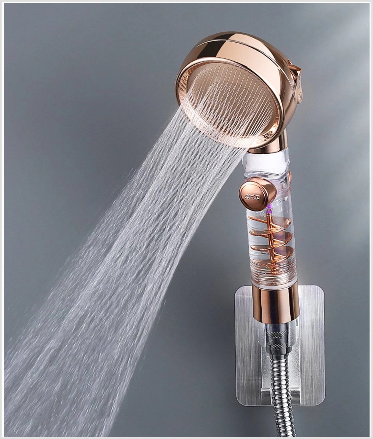 Multimode High Pressure Adjustable Filtering Rainfall Shower Head