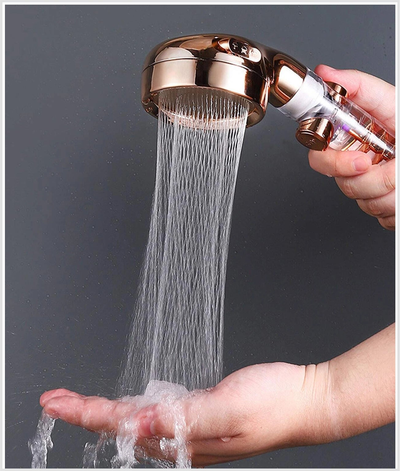 Multimode High Pressure Adjustable Filtering Rainfall Shower Head