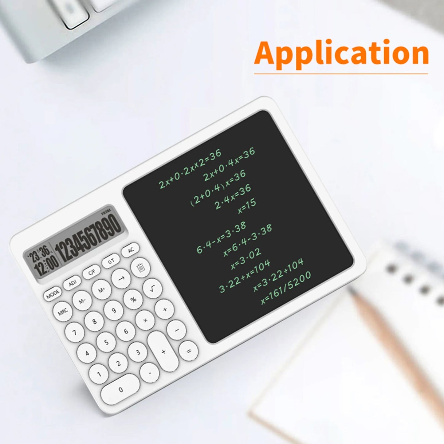 Digit Calculator with Writing Tablet