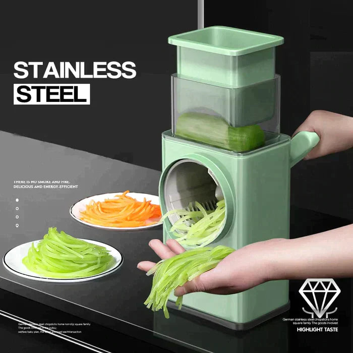 4 IN 1 ROTARY VEGETABLE SLICER