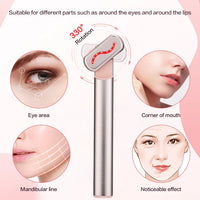 4 in 1 Red Ligh Facial Wand For Eyes, Face & Neck | Glass Skin Wand | Anti Aging Facial Wand